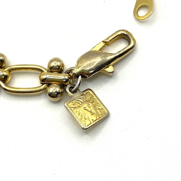 ANNE KLEIN Gold Tone Link Bracelet - Picture 5 of 7